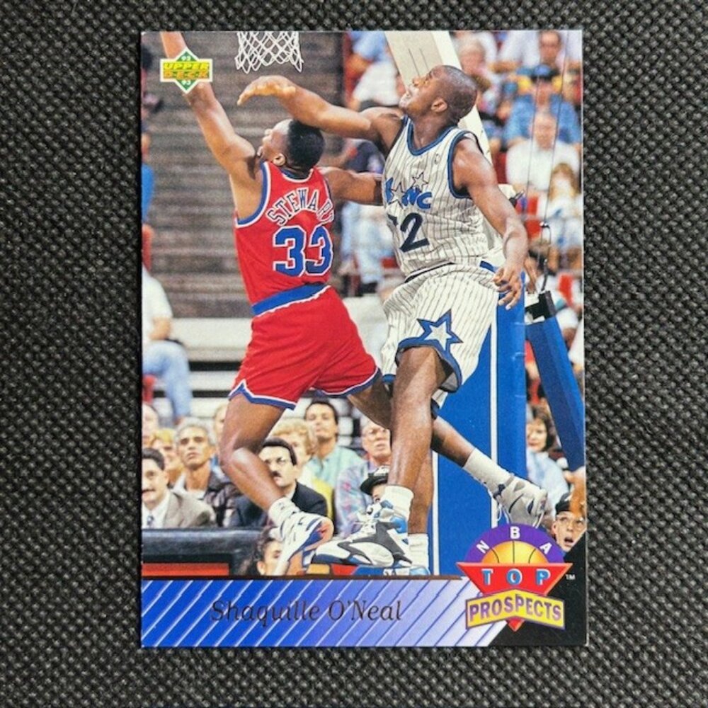 1992-93 Upper Deck Top Prospects #474 Shaquille O'Neal Rookie (RC) Orlando Magic